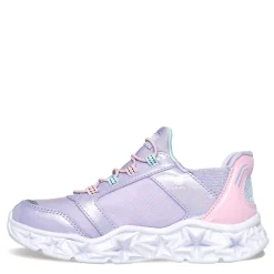 Sneakers & Athletic*Skechers Girl's , Slip-ins: Galaxy Lights - Bright Cosmic Sneaker - Little Kid Purple Pink