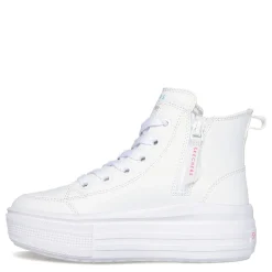 Sneakers & Athletic*Skechers Girl's Street, JGoldcrown: Hyperlift Sneaker - Little Kid & Big Kid White Multi Hearts