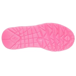 Sneakers & Athletic*Skechers Girl's Street, Uno Ice Sneaker - Little Kid Neon Pink