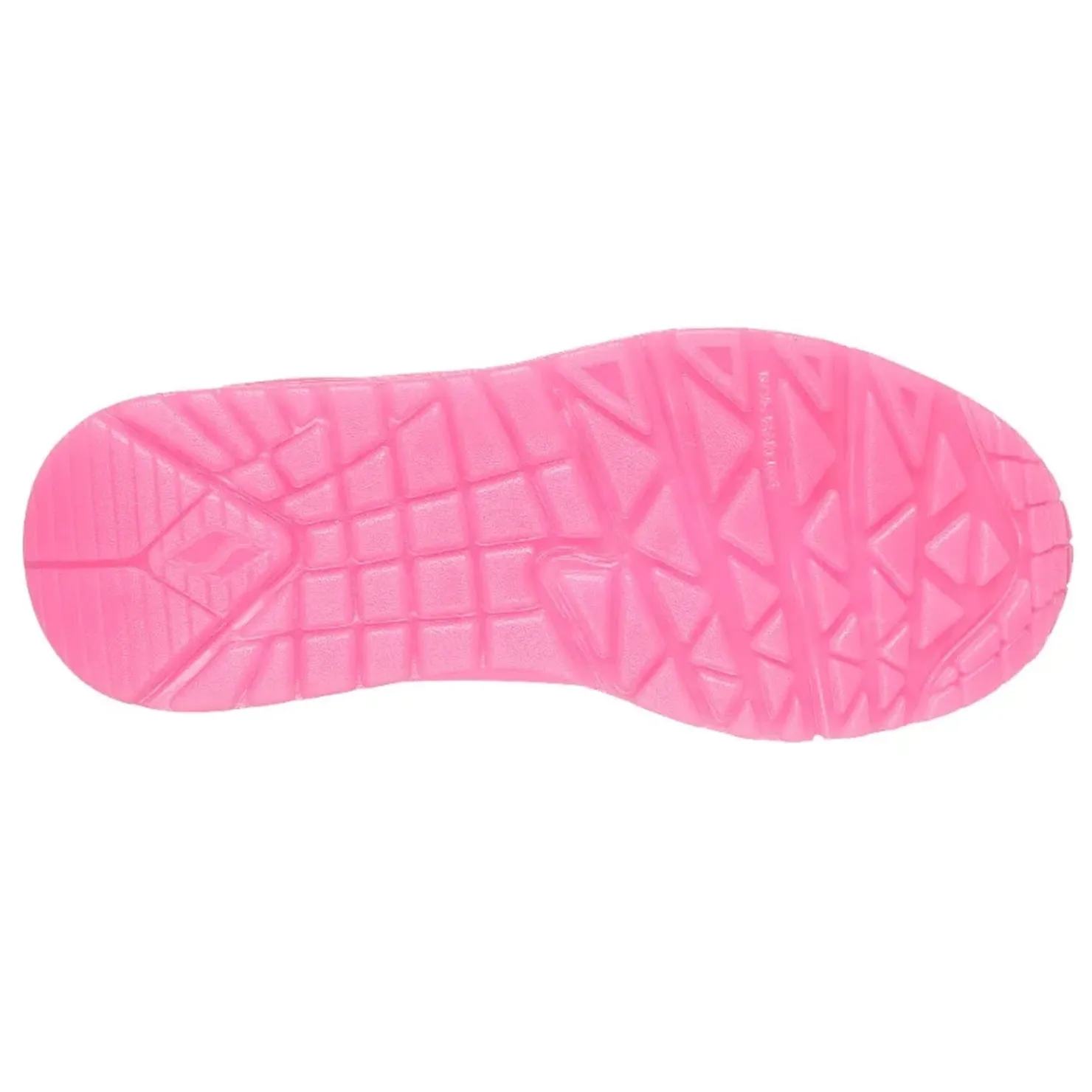 Sneakers & Athletic*Skechers Girl's Street, Uno Ice Sneaker - Little Kid Neon Pink