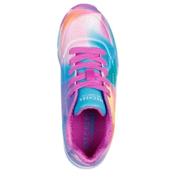 Sneakers & Athletic*Skechers Girl's Street, Uno Gen1 - Prism Burst Sneaker - Little Kid Purple Multi