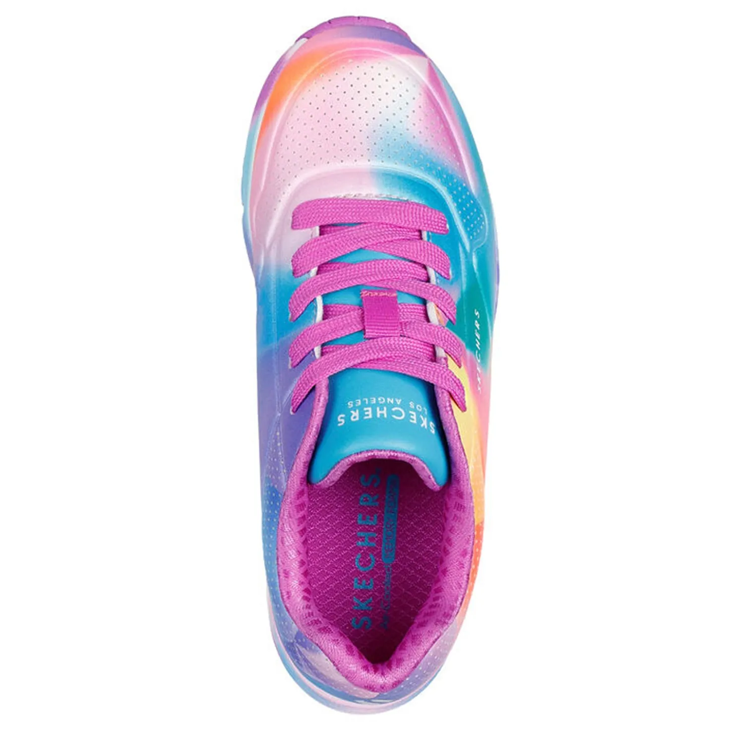 Sneakers & Athletic*Skechers Girl's Street, Uno Gen1 - Prism Burst Sneaker - Little Kid Purple Multi