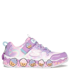 Sneakers & Athletic*Skechers Girl's , Sweet Kickz: Cupcake Cutie Sneaker - Little Kid Lavender Multi