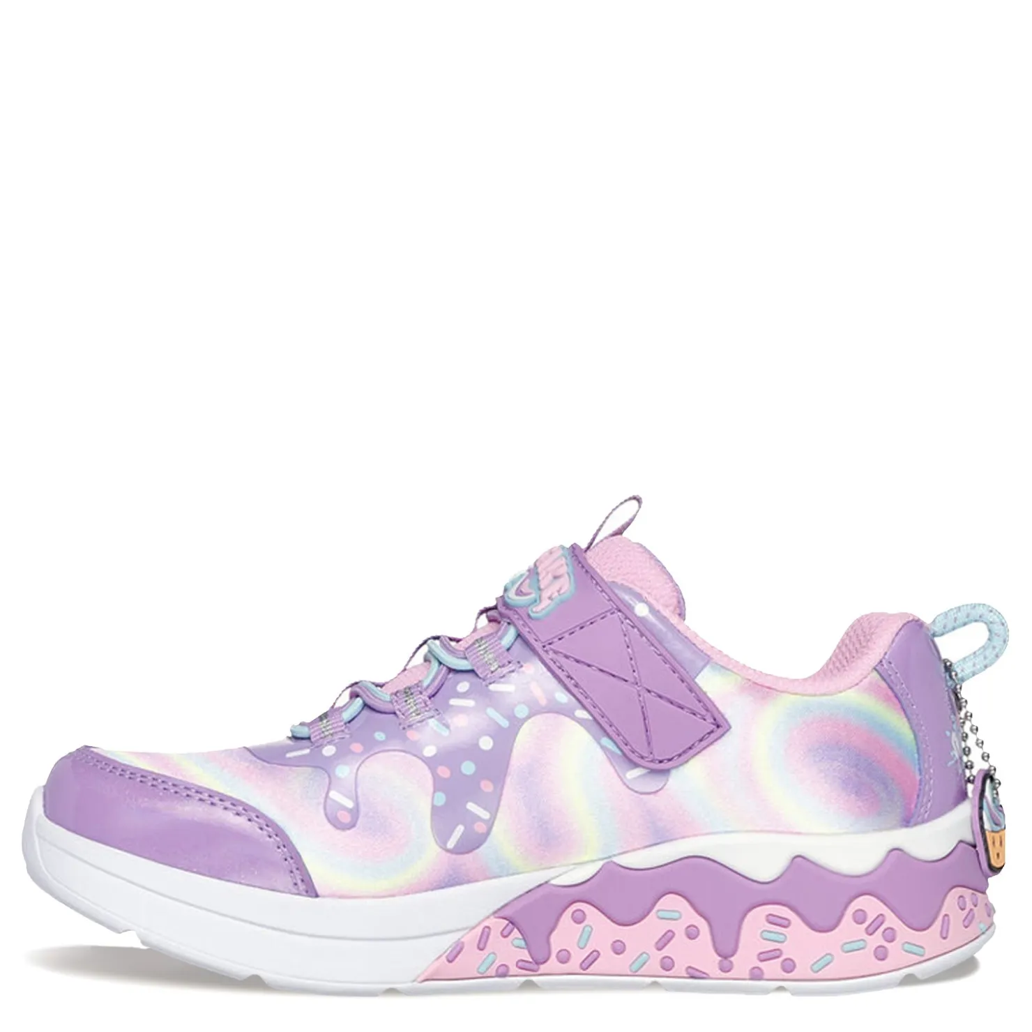 Sneakers & Athletic*Skechers Girl's , Sweet Kickz: Cupcake Cutie Sneaker - Little Kid Lavender Multi