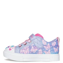 Toddler (3.5-10)*Skechers Girl's , Twinkle Toes: Twinkle Sparks - Ombre Flutter Sneaker - Toddler Lavender Multi