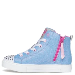 Little Kid (10.5-3)*Skechers Girl's , Twinkle Toes: Twinkle Sparks - Heart Pop Sneaker - Little Kid Multi