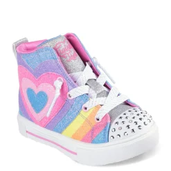 Sneakers & Athletic*Skechers Girl's , Twinkle Toes: Twinkle Sparks - Heart Pop Sneaker - Toddler Multi