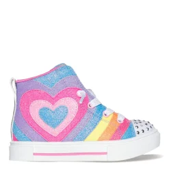 Sneakers & Athletic*Skechers Girl's , Twinkle Toes: Twinkle Sparks - Heart Pop Sneaker - Toddler Multi