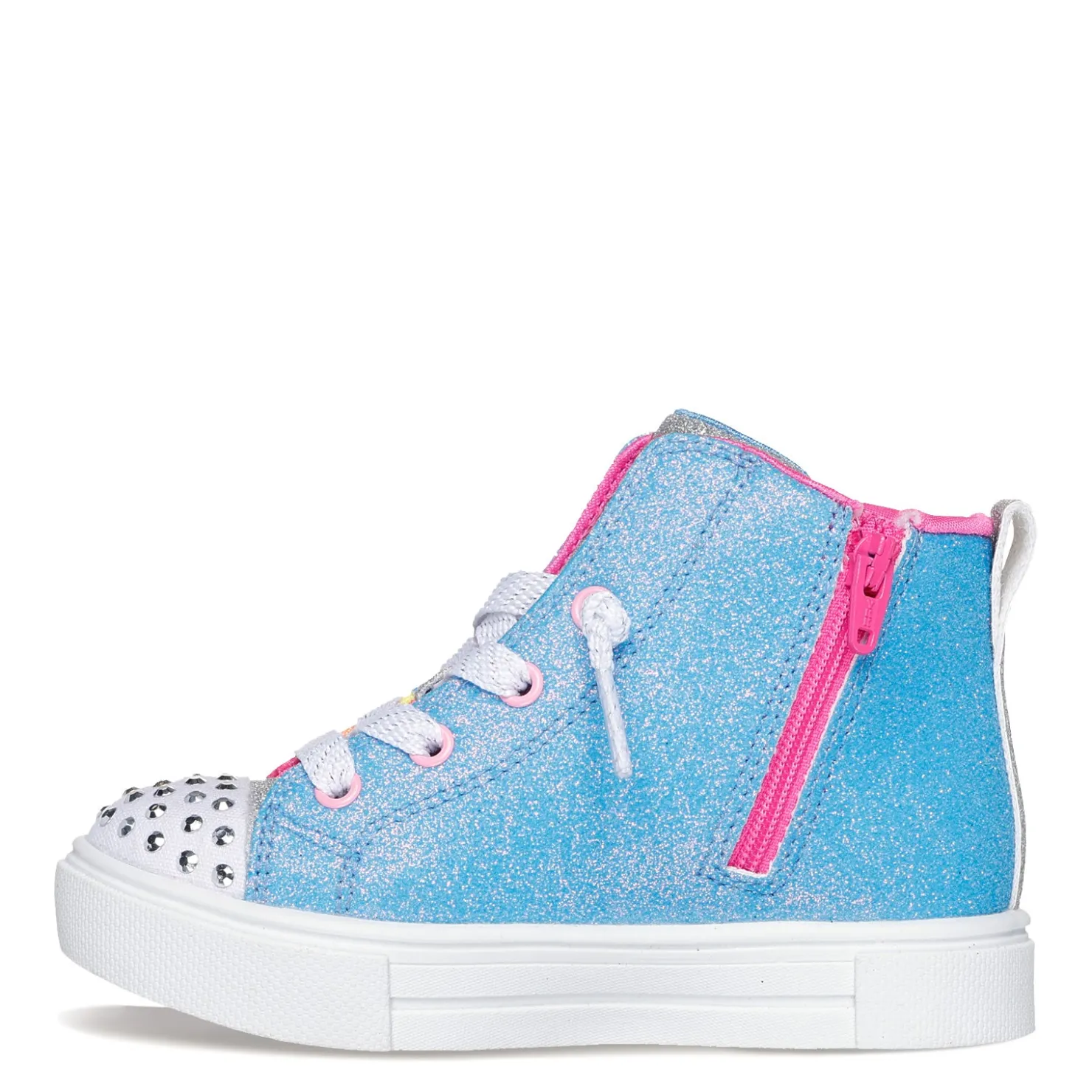 Toddler (3.5-10)*Skechers Girl's , Twinkle Toes: Twinkle Sparks - Heart Pop Sneaker - Toddler Multi