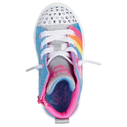 Toddler (3.5-10)*Skechers Girl's , Twinkle Toes: Twinkle Sparks - Heart Pop Sneaker - Toddler Multi