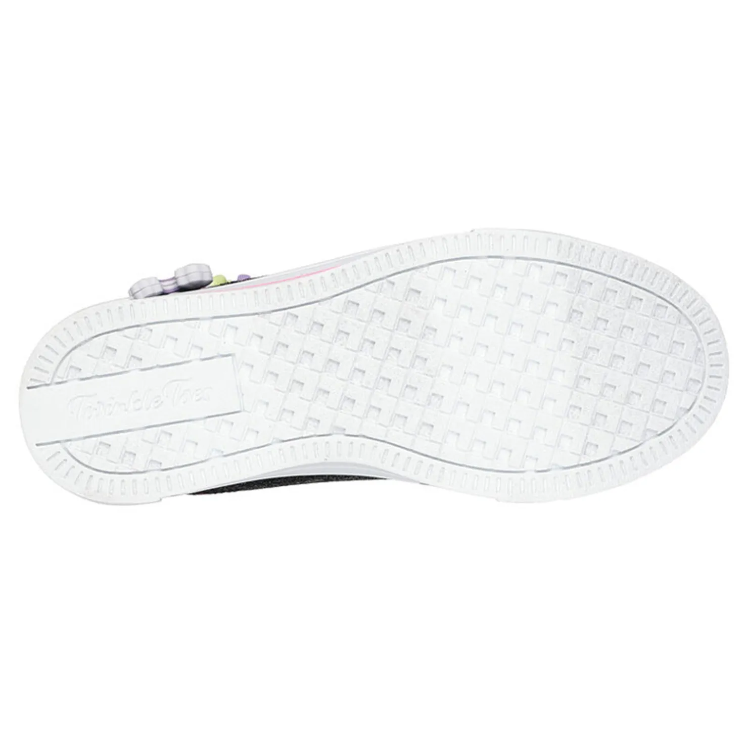 Little Kid (10.5-3)*Skechers Girl's , Twinkle Toes: Twinkle Sparks - Charm Bestie High Top Sneaker - Little Kid Black