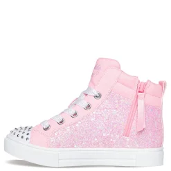 Sneakers & Athletic*Skechers Girl's , Twinkle Toes: Twinkle Sparks - Charm Bestie High Top Sneaker - Little Kid Pink