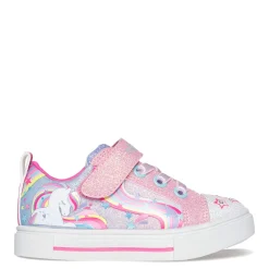 Sneakers & Athletic*Skechers Girl's , Twinkle Toes: Twinkle Sparks - Whimsical Shimmer Sneaker - Toddler Pink Multi