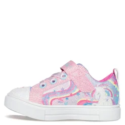 Sneakers & Athletic*Skechers Girl's , Twinkle Toes: Twinkle Sparks - Whimsical Shimmer Sneaker - Toddler Pink Multi