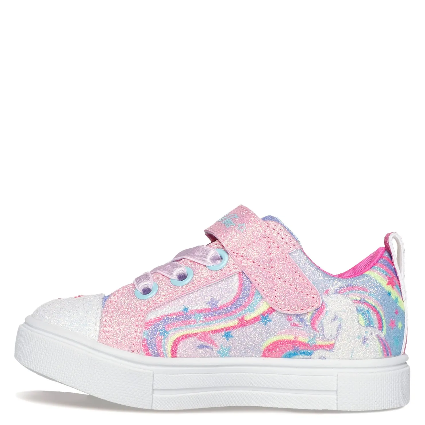 Sneakers & Athletic*Skechers Girl's , Twinkle Toes: Twinkle Sparks - Whimsical Shimmer Sneaker - Toddler Pink Multi