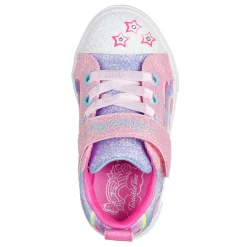 Sneakers & Athletic*Skechers Girl's , Twinkle Toes: Twinkle Sparks - Whimsical Shimmer Sneaker - Toddler Pink Multi