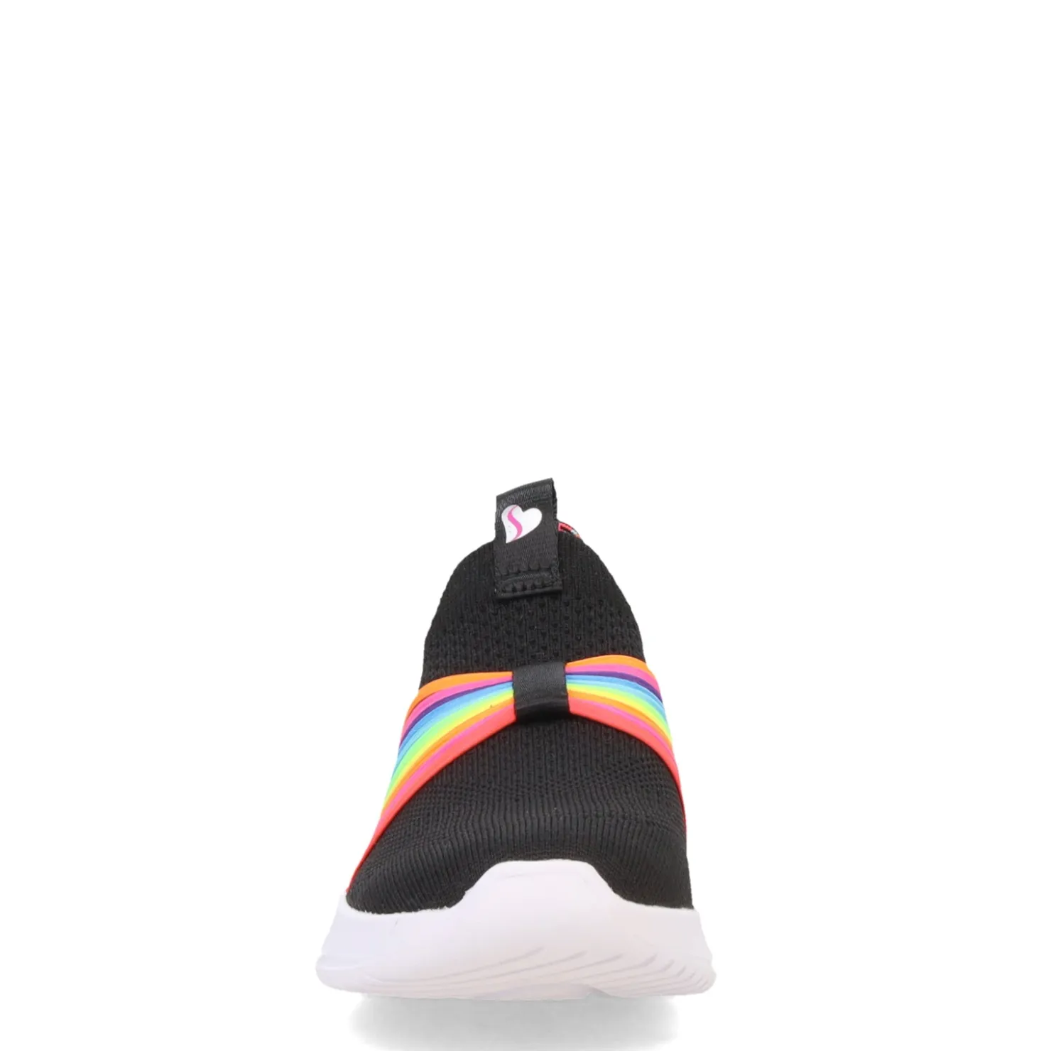Slip On Shoes*Skechers Girl's , Ultra Flex 3.0 - Rainbow Speed Sneaker – Little Kid Black Multi