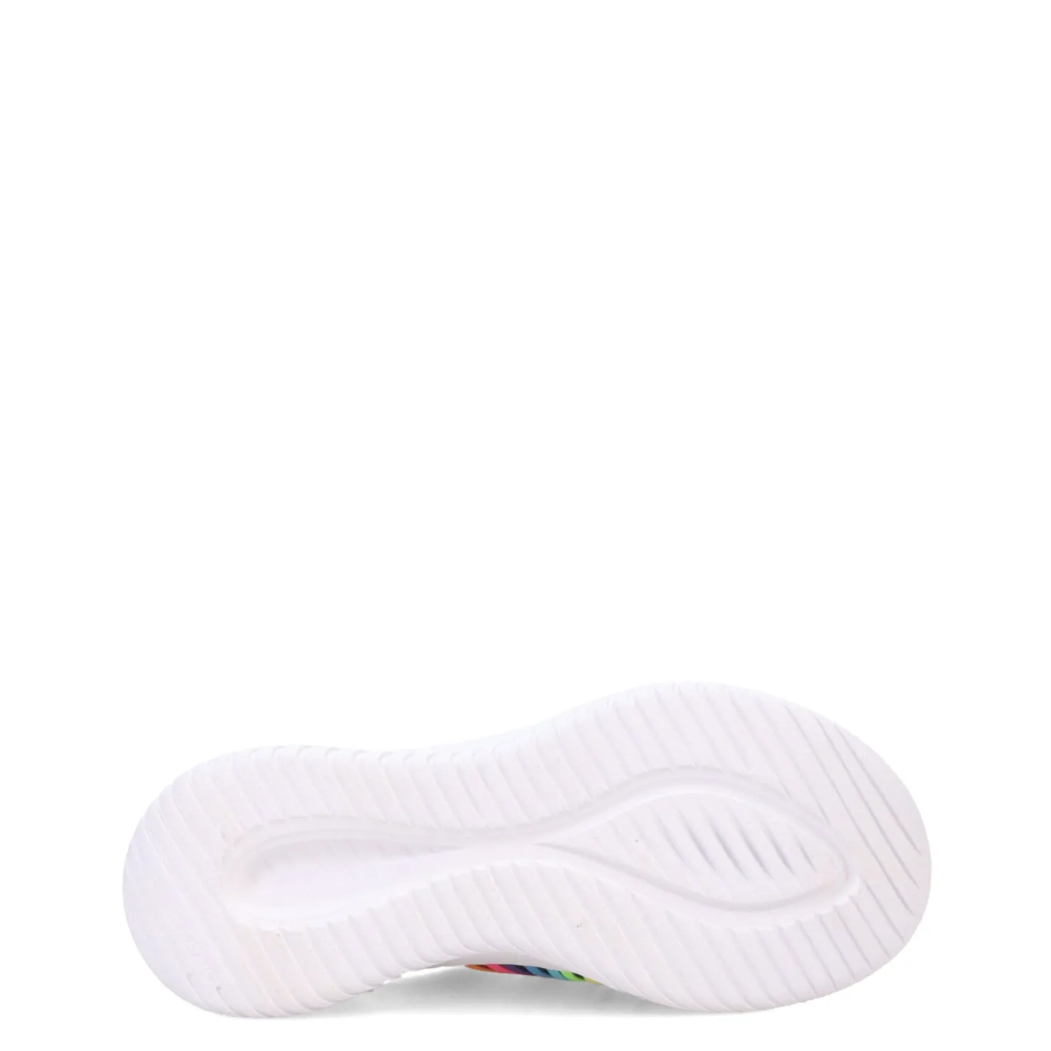 Slip On Shoes*Skechers Girl's , Ultra Flex 3.0 - Rainbow Speed Sneaker – Little Kid Black Multi