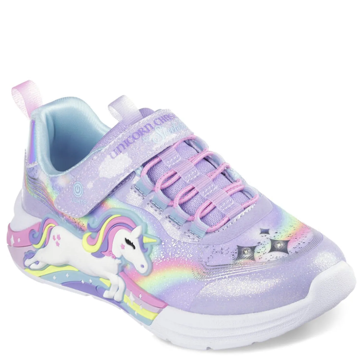 Big Kid (3.5-7)*Skechers Girl's , Unicorn Chaser Sneaker - Little Kid Lavender Multi