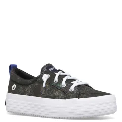 Sneakers & Athletic*Sperry Girl's , Crest Vibe Platform Sneaker - Little Kid & Big Kid Black Multi