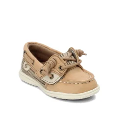 Slip On Shoes*Sperry Girl's Kids, Shoresider Jr Boat Shoe - Toddler & Little Kid Linen