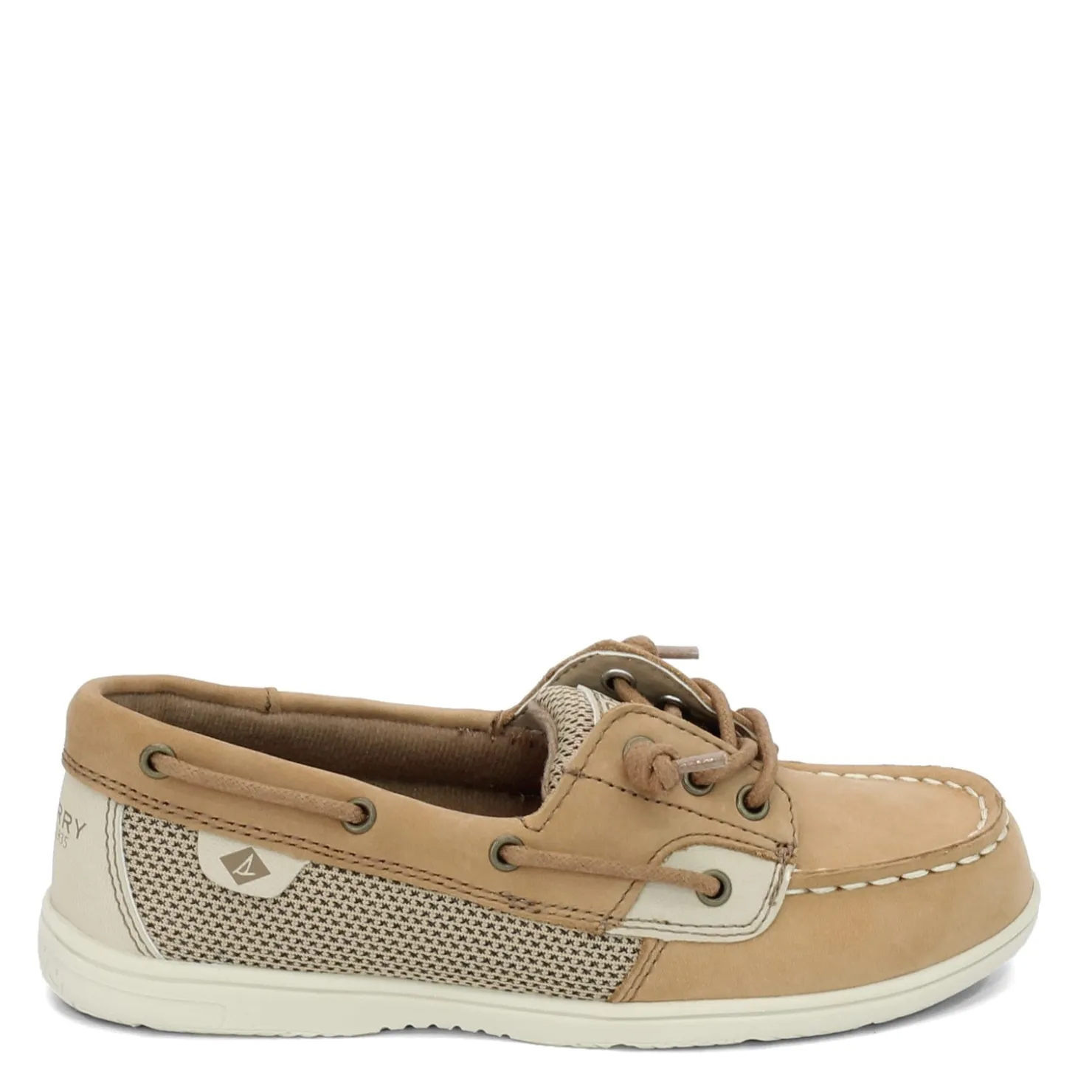 Boat Shoes*Sperry Girl's , Shoresider Jr Boat Shoe - Little Kid & Big Kid Linen