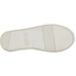 Flats*TOMS Girl's , Alpargata Slip-On - Little Kid & Big Kid Silver Glitter