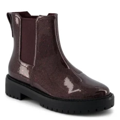 Big Kid (3.5-7)*TOMS Girl's , Bennet Boot - Little Kid & Big Kid Blackberry Coated Glitter