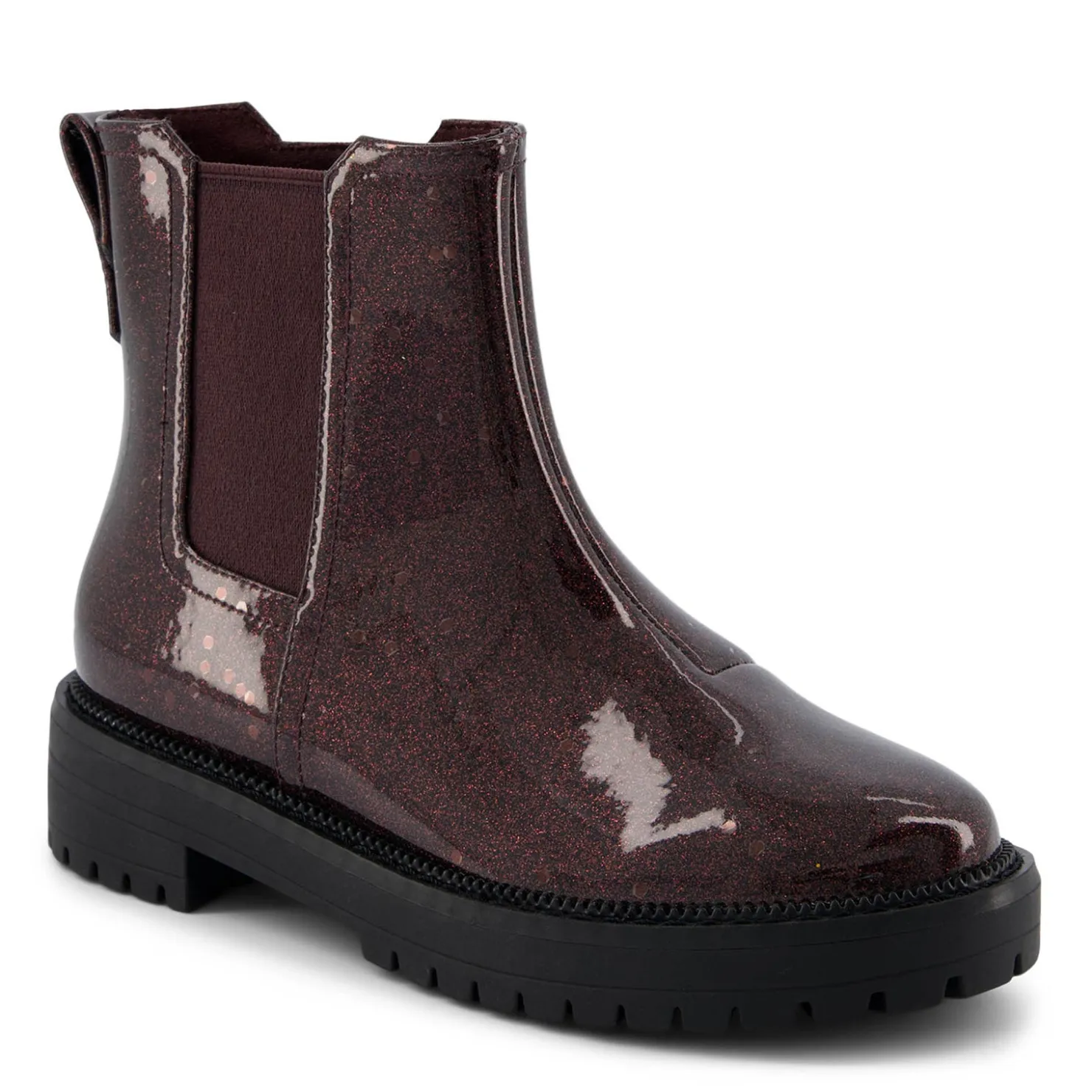 Boots*TOMS Girl's , Bennet Boot - Little Kid & Big Kid Blackberry Coated Glitter
