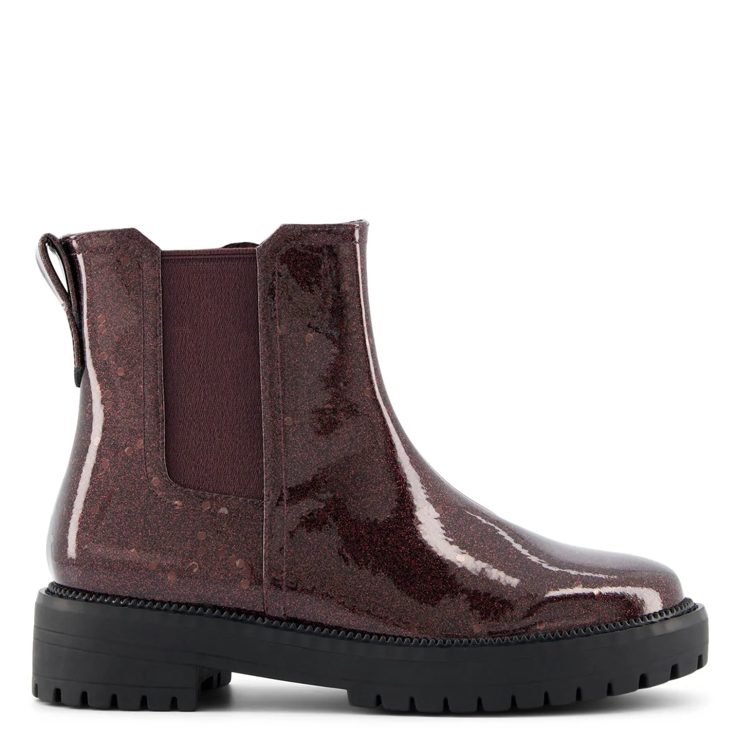 Boots*TOMS Girl's , Bennet Boot - Little Kid & Big Kid Blackberry Coated Glitter