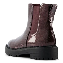Boots*TOMS Girl's , Bennet Boot - Little Kid & Big Kid Blackberry Coated Glitter