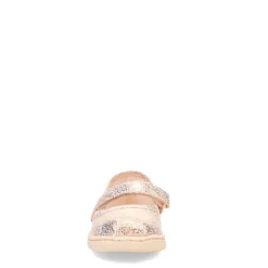 Toddler (3.5-10)*TOMS Girl's , Tiny Mary Jane - Toddler Crackle Foil Gold