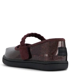 Flats*TOMS Girl's , Tiny Mary Jane - Toddler Blackberry Confetti