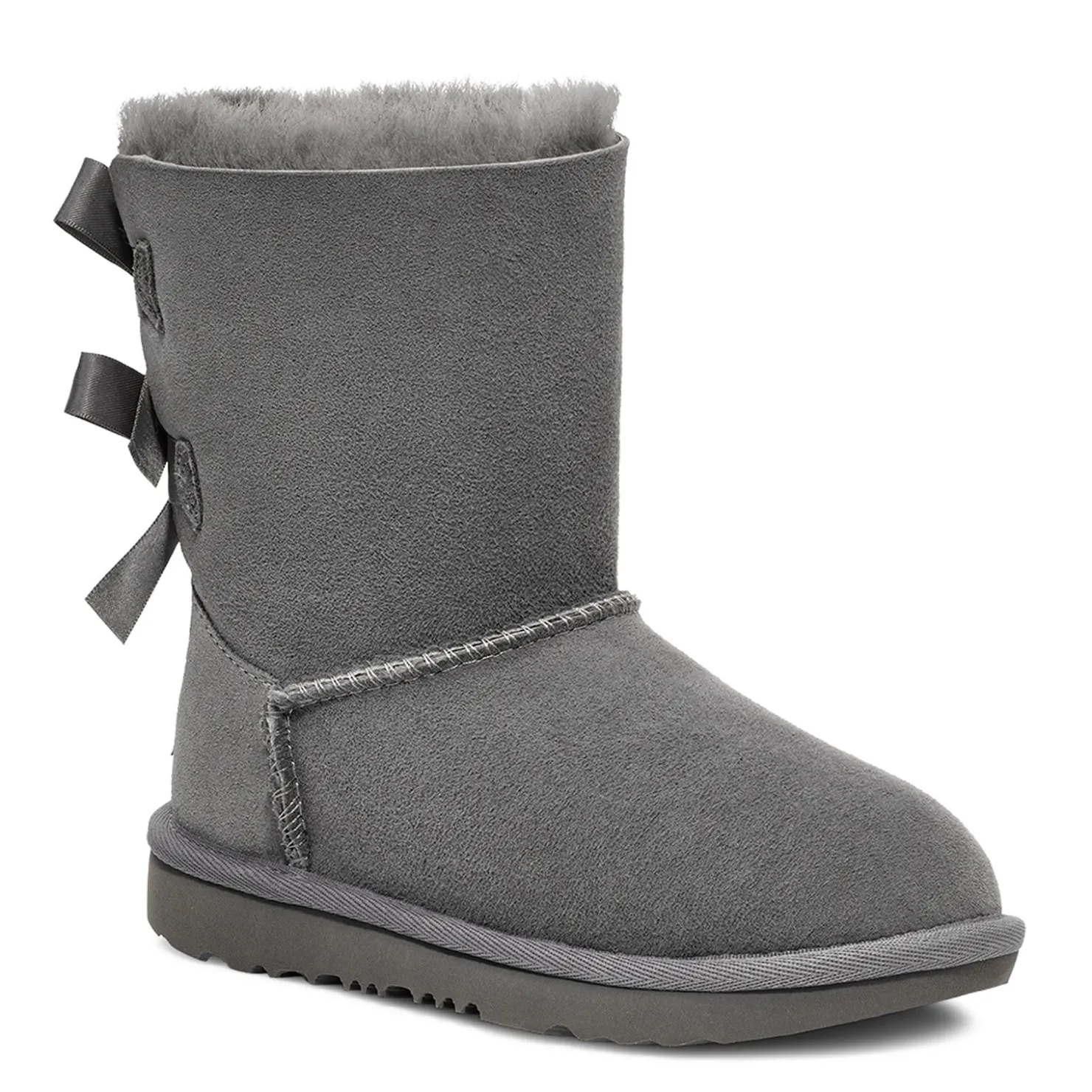 Big Kid (3.5-7)*UGG Girl's , Bailey Bow II Boot - Little Kid & Big Kid Grey