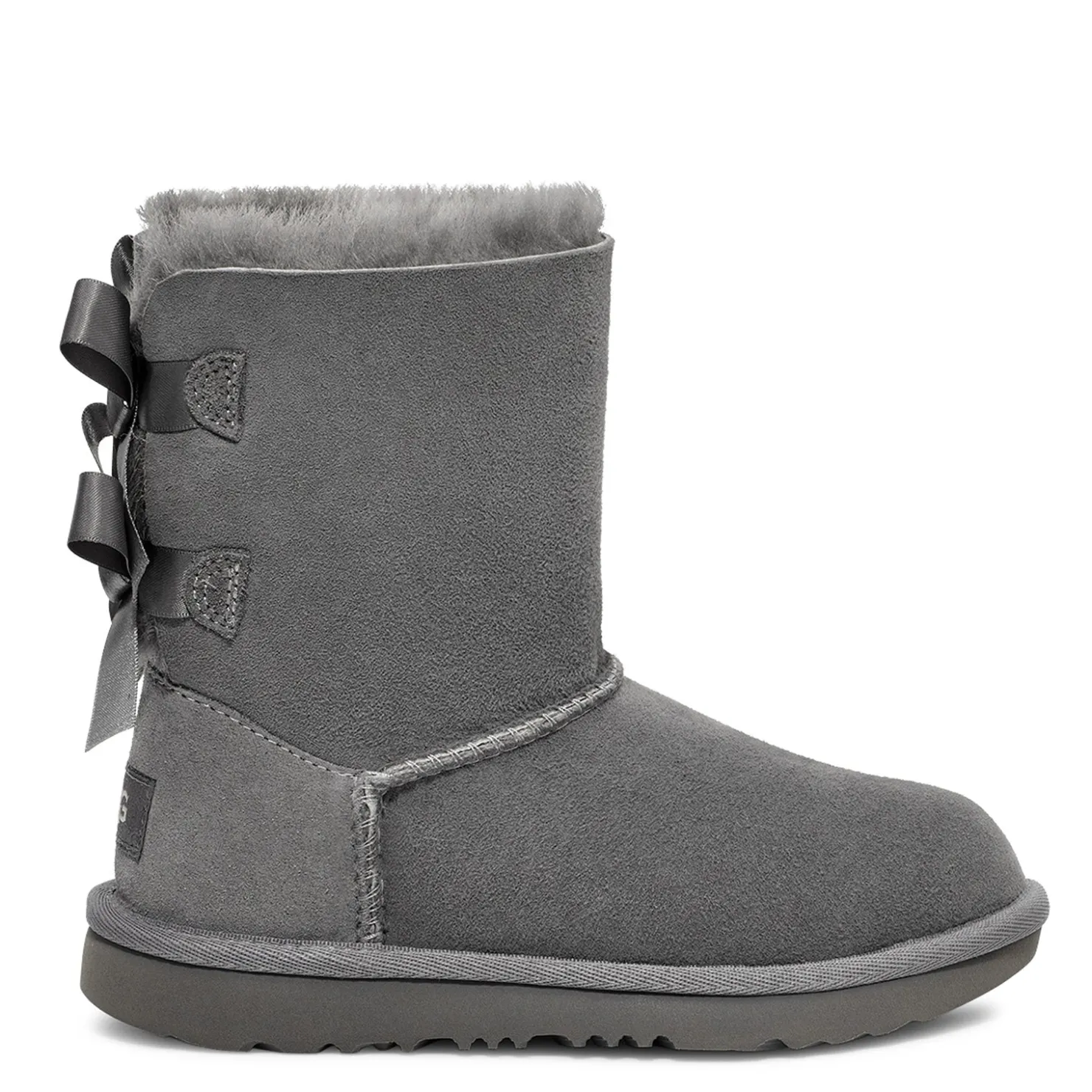 Big Kid (3.5-7)*UGG Girl's , Bailey Bow II Boot - Little Kid & Big Kid Grey