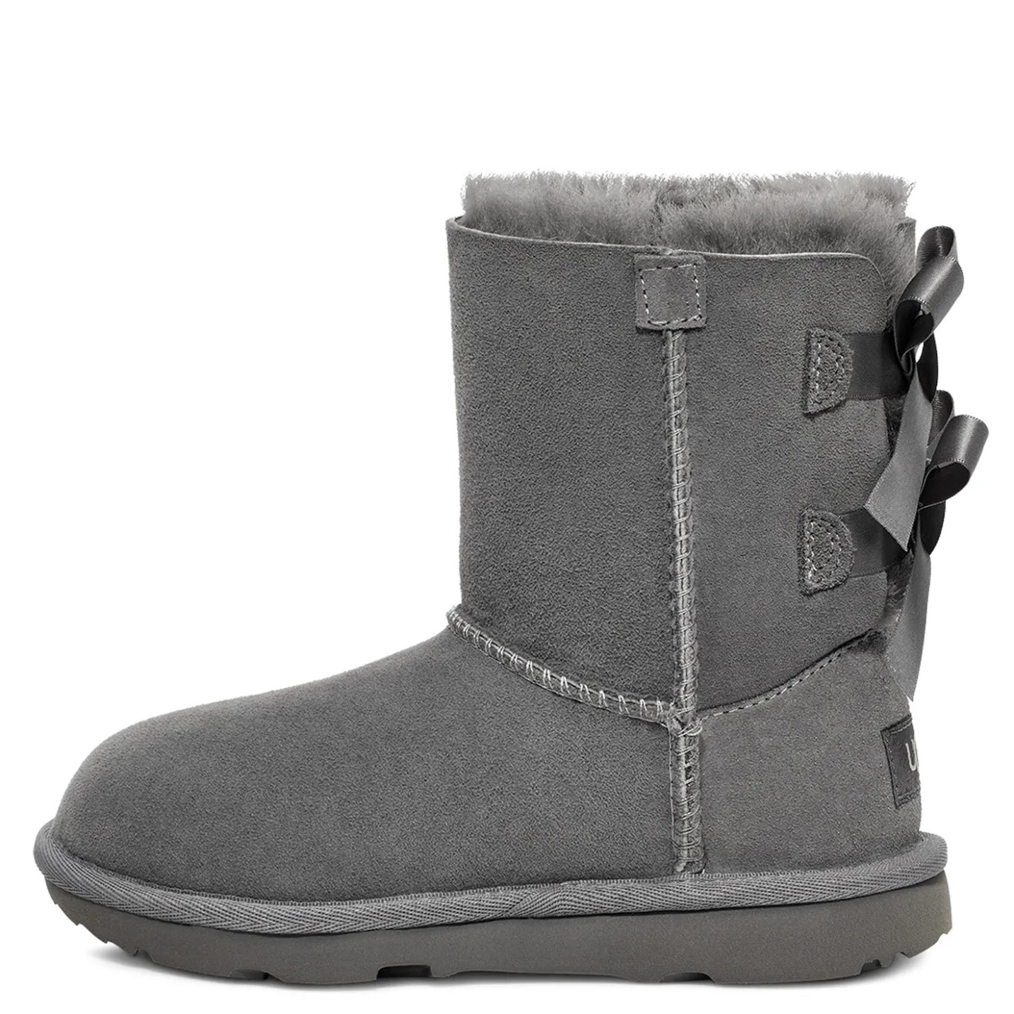 Big Kid (3.5-7)*UGG Girl's , Bailey Bow II Boot - Little Kid & Big Kid Grey
