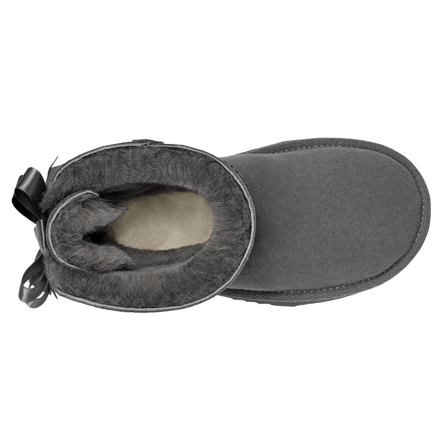 Big Kid (3.5-7)*UGG Girl's , Bailey Bow II Boot - Little Kid & Big Kid Grey
