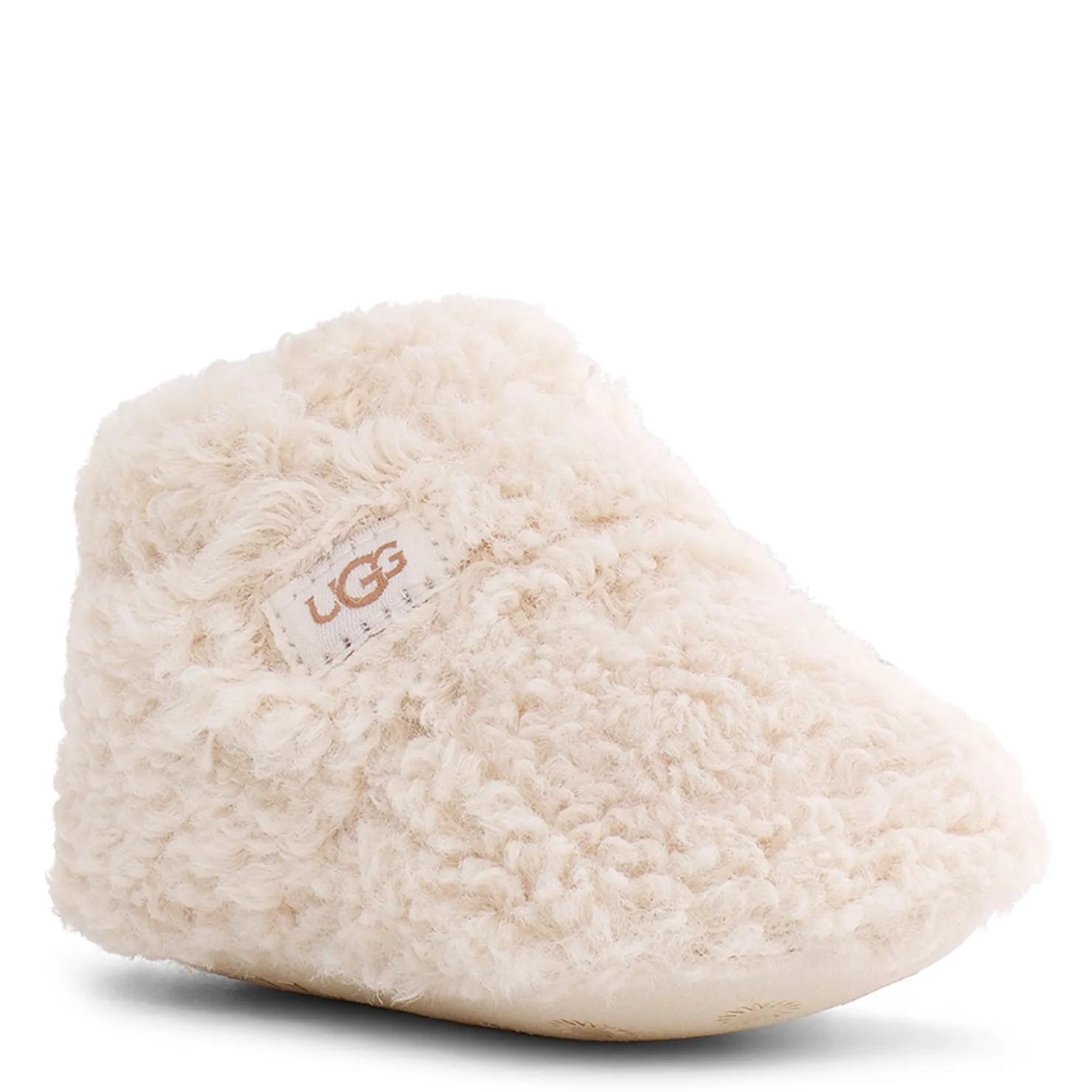 Baby (1-3)*UGG Girl's , Bixbee Bootie - Infant Natural Curly Faux Fur