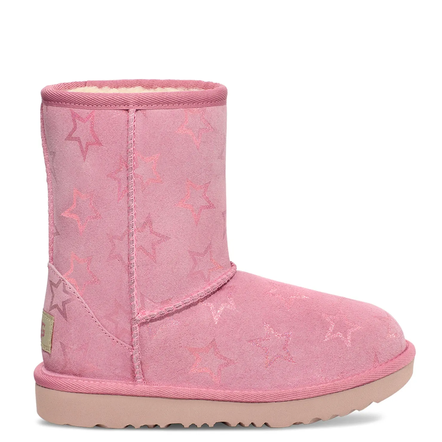Toddler (3.5-10)*UGG Girl's , Classic II Boot - Toddler & Little Kid Dusty Orchid/Pink Iridescent
