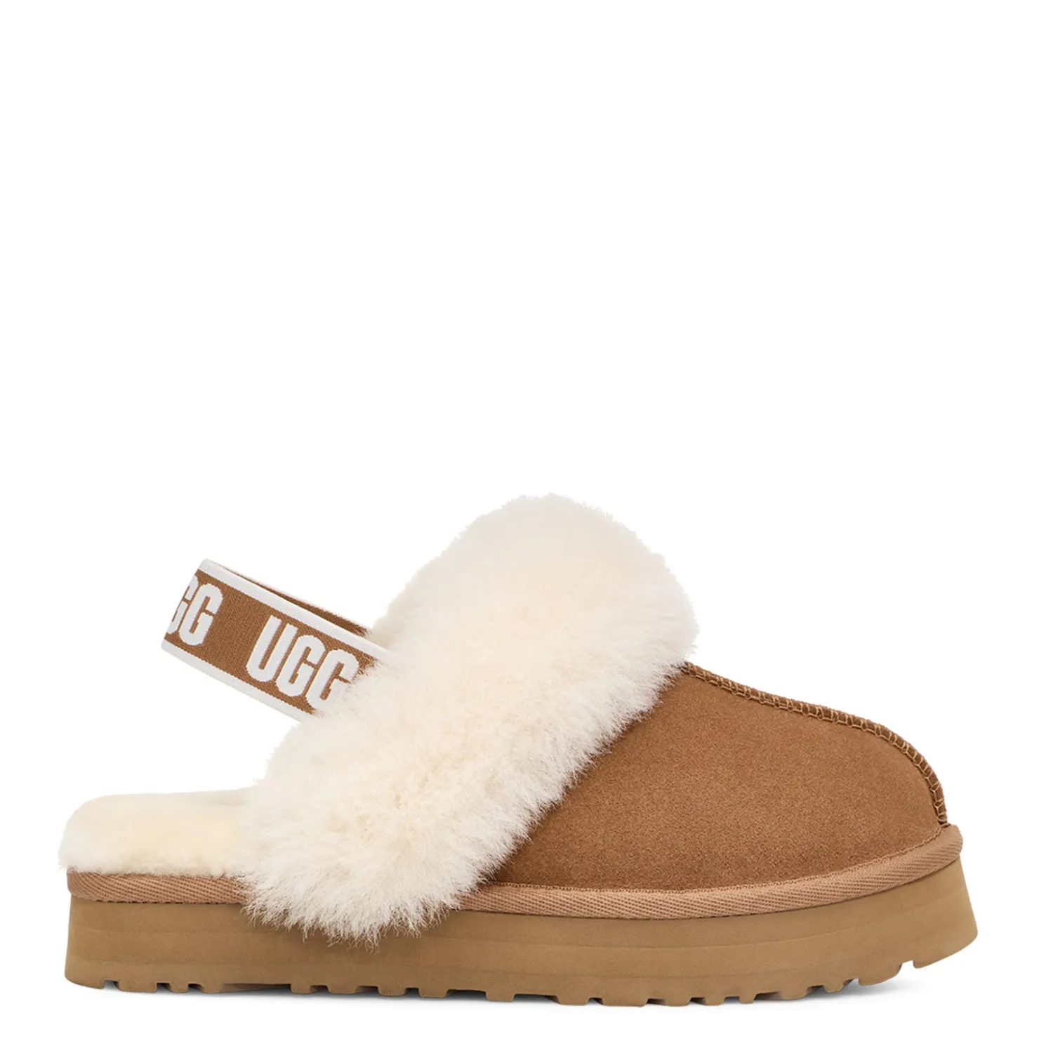 Big Kid (3.5-7)*UGG Girl's , Funkette Clog - Little Kid & Big Kid Chestnut