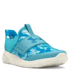 Sneakers & Athletic*Under Armour Girl’s , Pre-School UA Flash Printed Running Shoe - Little Kid Sky Blue/Sky Blue/Capri
