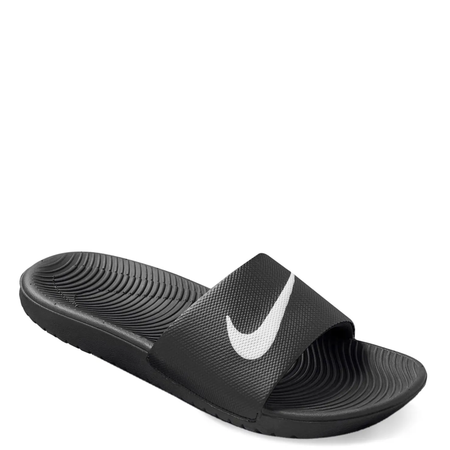 Little Kid (10.5-3)*Nike Kid's , Kawa Slide Sandal - Little Kid & Big Kid Black/White