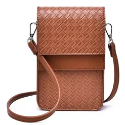 Handbags*Mellow World Handbags , Lucia Touch Screen Bag Cognac