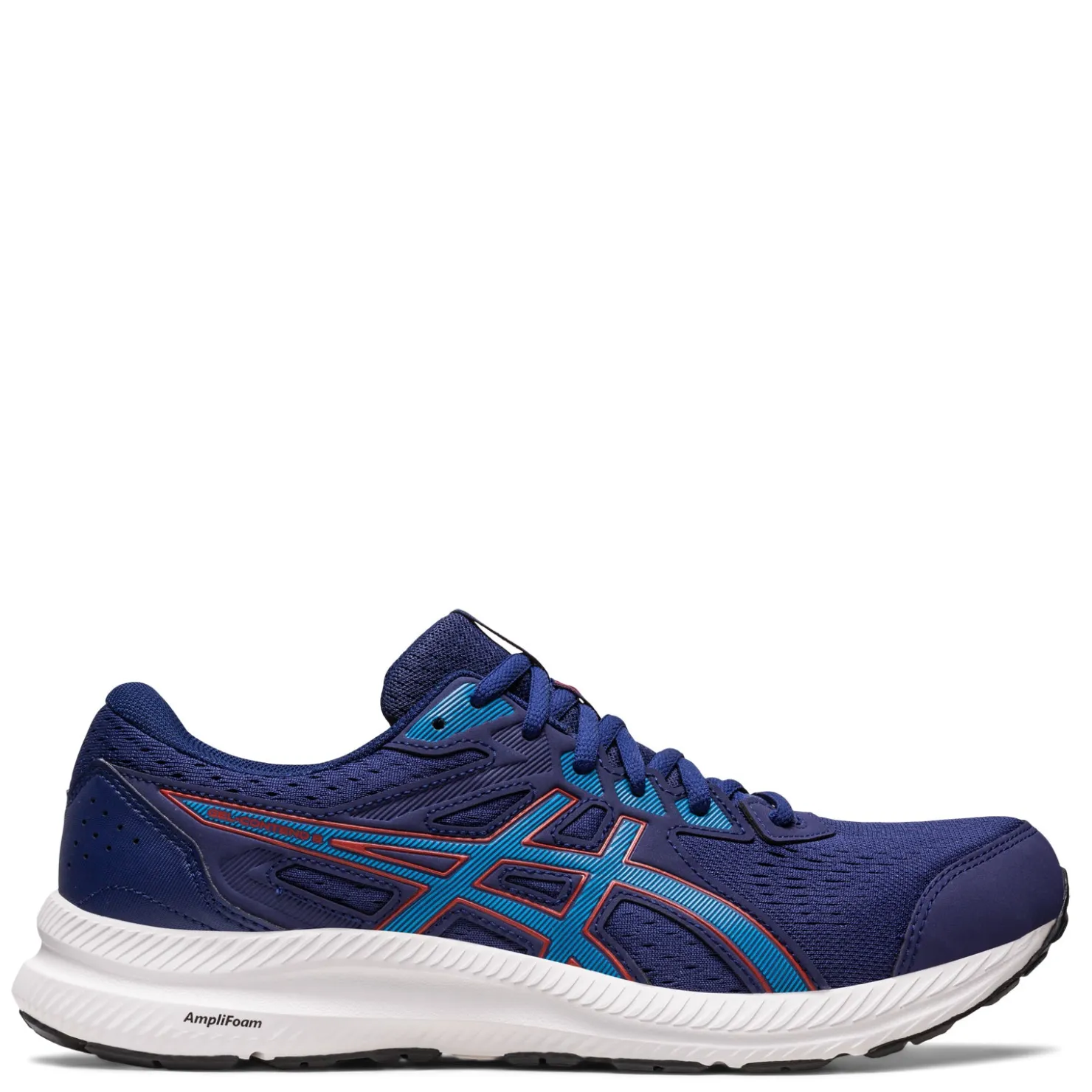 Running*ASICS Men's , GEL-Contend 8 Running Shoe Indigo Blue/Island Blue