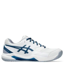 Court*ASICS Men's , GEL-Dedicate 8 Tennis Shoe - Wide Width White/Mako Blue