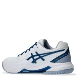 Court*ASICS Men's , GEL-Dedicate 8 Tennis Shoe - Wide Width White/Mako Blue