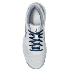 Court*ASICS Men's , GEL-Dedicate 8 Tennis Shoe - Wide Width White/Mako Blue