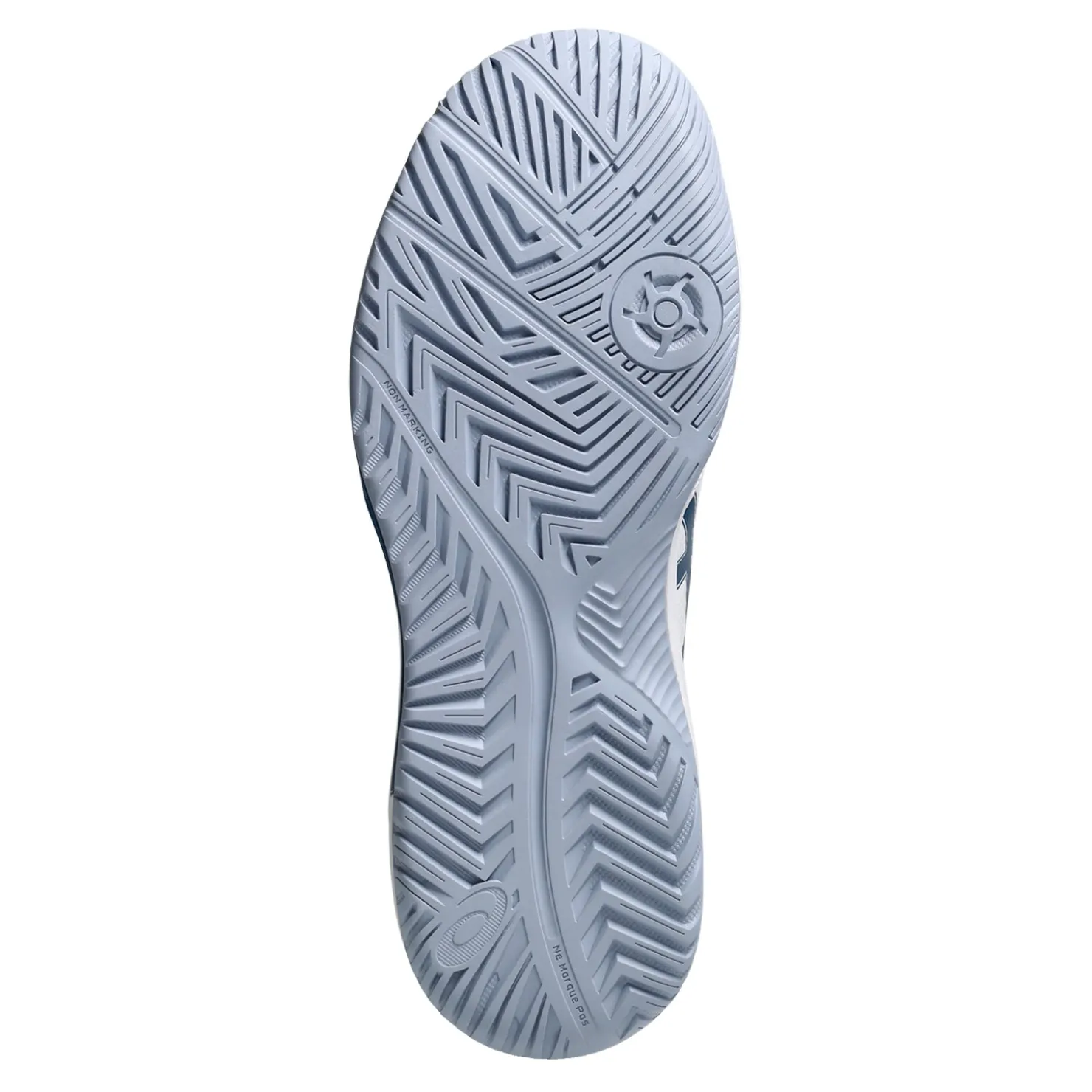 Court*ASICS Men's , GEL-Dedicate 8 Tennis Shoe - Wide Width White/Mako Blue