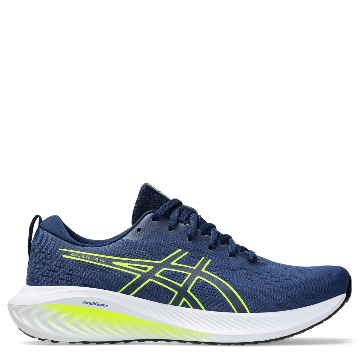 Sneakers & Athletics*ASICS Men's , GEL-Excite 10 Running Shoe - Extra Wide Width Blue Expanse/Safety Yellow