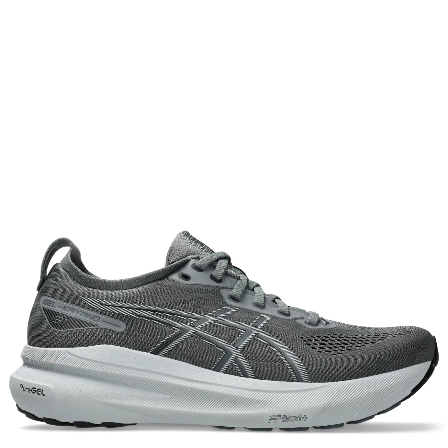 Sneakers & Athletics*ASICS Men's , GEL-Kayano 31 Running Shoe - Wide Width Steel Grey/Piedmont Grey